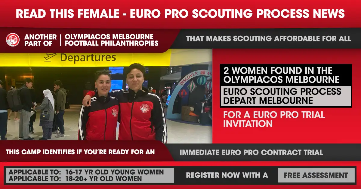 Tiffany Eliadis and Tayla Mure Depart Melbourne for a Euro pro trial invitation